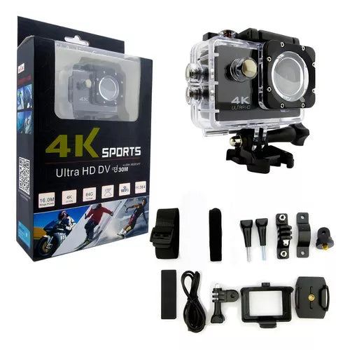 📸 Cámara 4K Deportiva – Captura tus Aventuras con Máxima Calidad
